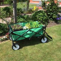 Foldable Garden Cart - Green