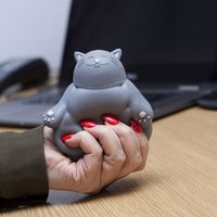 Kalma Kitty Stress Toy - Grey