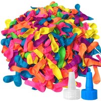 900Pcs Assorted Water Balloons Bombs with Hoze Nozzle - Assorted