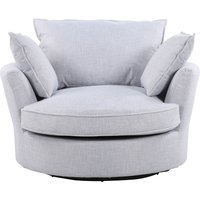 Irwin Swivel Based Cuddle Chair - Smoke