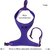 Purple Adjustable Harness - Purple / L