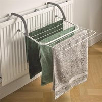 Hanging Radiator Dryer Rack - White, Grey