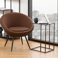 Infinity Side Table - Matt Black