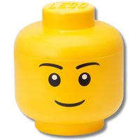 LEGO STORAGE HEAD (LARGE) - BOY - Yellow