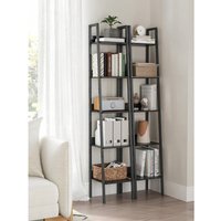 VASAGLE 5-Tier Ladder Shelf - Black