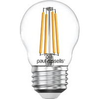 4.5W LED Filament, Golf, E27, 470lm, Dim, 2700K Bulb - Warm White
