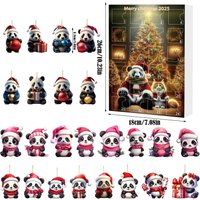 Cute Panda Hanging Decoration Christmaa Advent Calender - Multicolour / Style 2