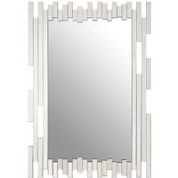Elementary Antique Grey Wall Mirror - Silver