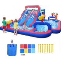 Inflatable Water Slide Park - Blue