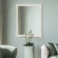 Hamilton White Shabby Chic Design Wall Mirror - White