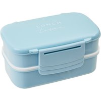 Grub Tub Light Blue Lunch Box With Cutlery - Blue