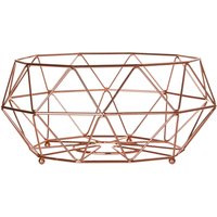 Ellipse 2 Tier Chrome Fruit Basket - Gold