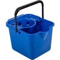 Blue 12L Mop Bucket For Cleaning Hard Floors With Pouring Lip - Blue