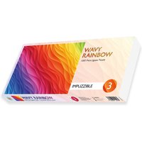 Impuzzibles - Wavy Rainbow 1000 Piece Jigsaw Puzzle - Neutral