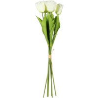 Pack of 6 Cream Artificial Tulip Stems