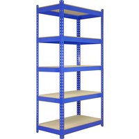 5x Blue Q Rax 90 x 50 x 180cm - Blue