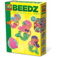 SES CREATIVE, Children's Beedz Mermaid Iron-on Beads Mosaic Set - White SES CREATIVE, Children's Beedz Mermaid Iron-on Beads Mosaic Set - White
