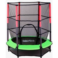 GALACTICA, Galactica Childrens Mini Trampoline With Safety Net 4.5Ft Kids Rebounder - Green GALACTICA, Galactica Childrens Mini Trampoline With Safety Net 4.5Ft Kids Rebounder - Green