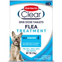 Bob Martin Clear Flea Tablets for Cats and Small Dogs
