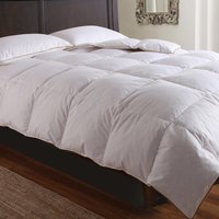 Luxury Goose Feather Down Duvet 100 Cotton Cover 13.5 Tog - White / King size