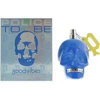 Police, Police To Be Goodvibes Eau De Toilette 125ml Spray - Blue Police, Police To Be Goodvibes Eau De Toilette 125ml Spray - Blue