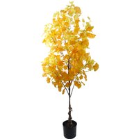 Artificial Yellow Ginkgo Tree 510 Leaves - Yellow