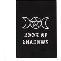 Book Of Shadows Velvet A5 Notebook - Black