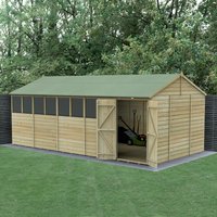 Beckwood 20x10 Reverse Apex Shed - Installation Included / With Base / 8