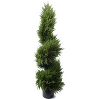 Spiral Cypress Artificial Tree UV Resistant Outdoor - UV Cedar Spiral