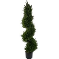 Spiral Cypress Tree Artificial Topiary - Spiral Cypress