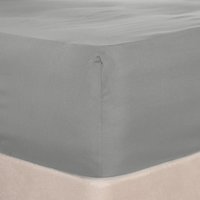 Bed Sheet Deep Fitted - Grey / Double