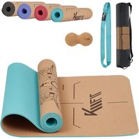 TPE yoga mat gym mat fitness mat Pilates floor mat sports mat - Mint green