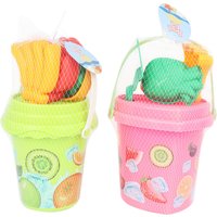 7 Piece Fruit Bucket Set - Multicolour