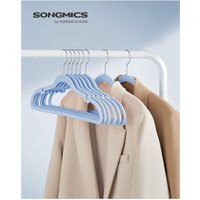 SONGMICS Non-Slip Velvet Coat Hangers - Blue / 3.7kg