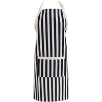 Stripe Apron - Black, White