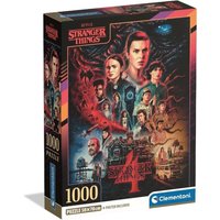 Stranger Things 1000 Piece Puzzle - Black / Stranger Things Season 4 Puzzle
