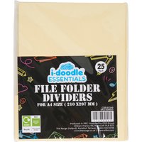 Pack of 25 File Folder Dividers
