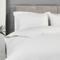 Hotel Luxe Cotton 400 Thread Count Oxford Pillowcase Pair - White
