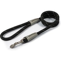 Reflective Rope Lead - Black / 1.2cm