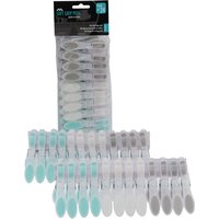 Soft Grip Clothes Pegs - Assorted