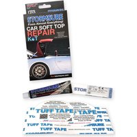 Black Car Soft Top Roof and Convertible Repair Kit - Black