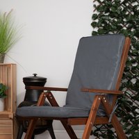 Icon Indoor Outdoor Chair Cushion with High Back - Charcoal Grey / 4