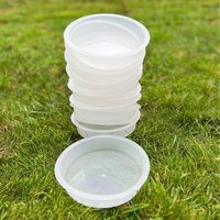 Plastic Bird Bath for Metal Bird Feeding Stations - White / 10