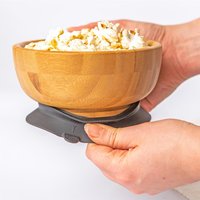 Children's Bamboo Suction Bowl - Black / No