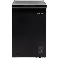 Willow Freestanding 99L Chest Freezer - black