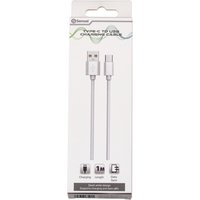 Type-C to USB Charging Cable 1m - White