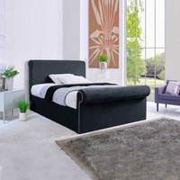 Super Sleigh Bed Frame - Grey / Small Double