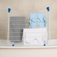 Over Bath Clothes Airer - White