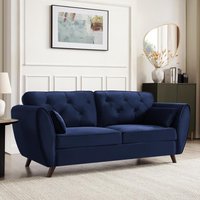 Mona Sofa - Blue Velvet / 3