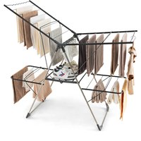 2-Tier Clothes Drying Rack - Black